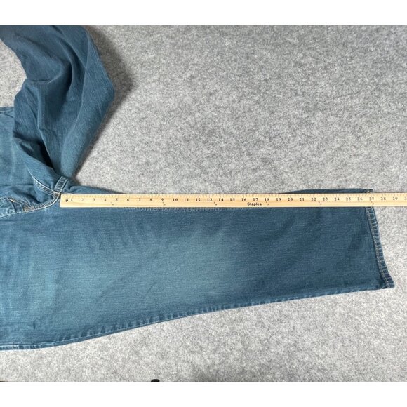 Levis 541 Athletic Fit Mens Jeans Size 50x30 Blue Denim Classic 5-Pocket Style - Picture 5 of 12